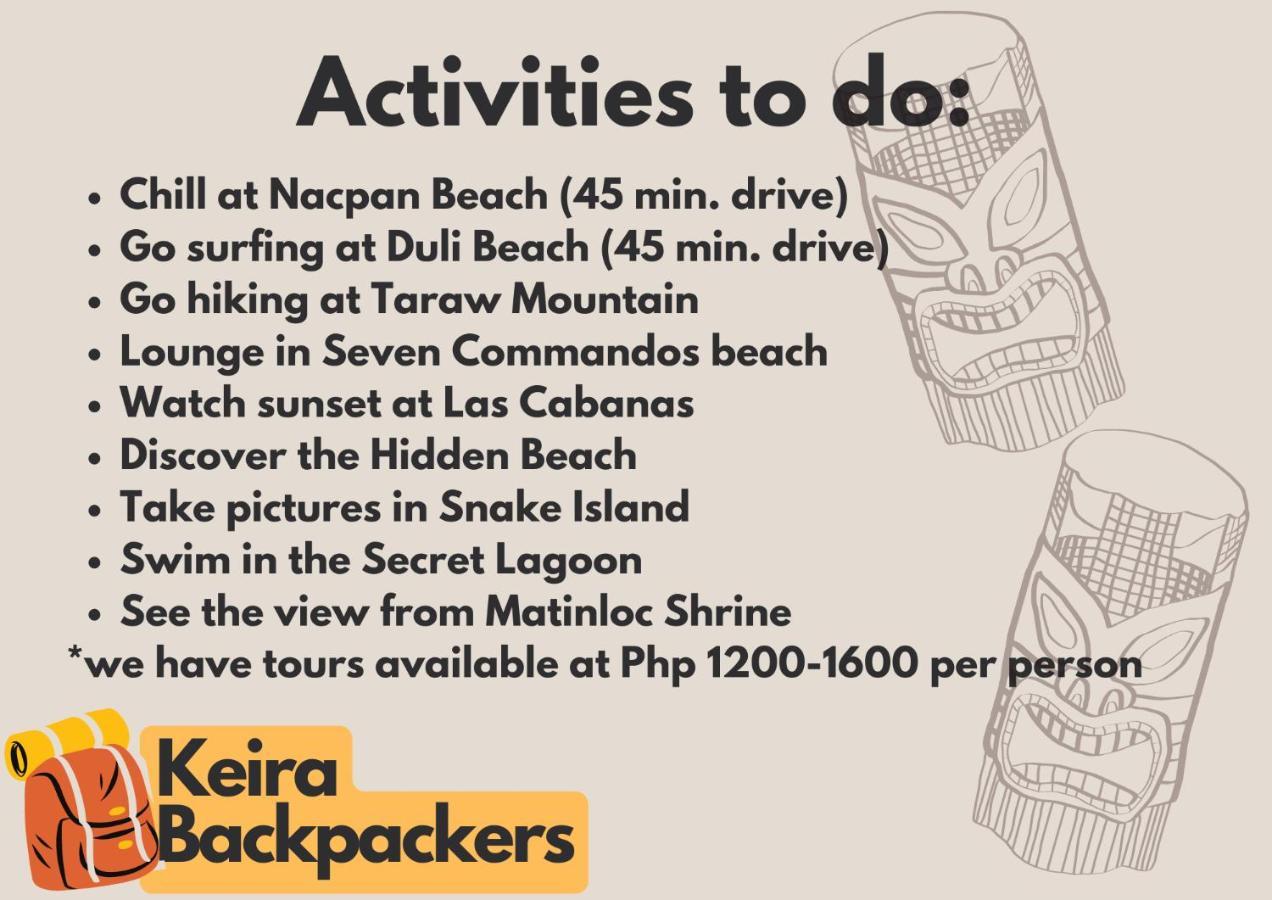 Keira Backpackers Hotel El Nido Eksteriør billede